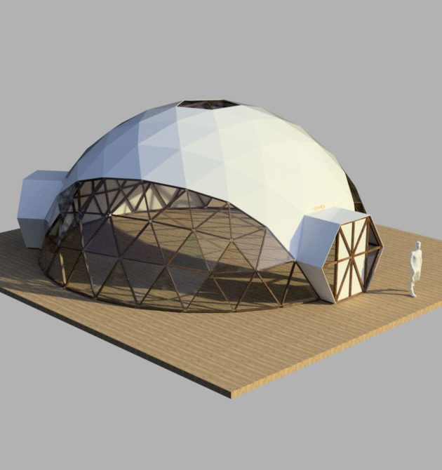 tridomes d12 glamping cadir