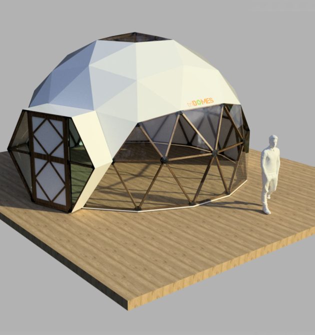 tridomes d6 glamping cadir